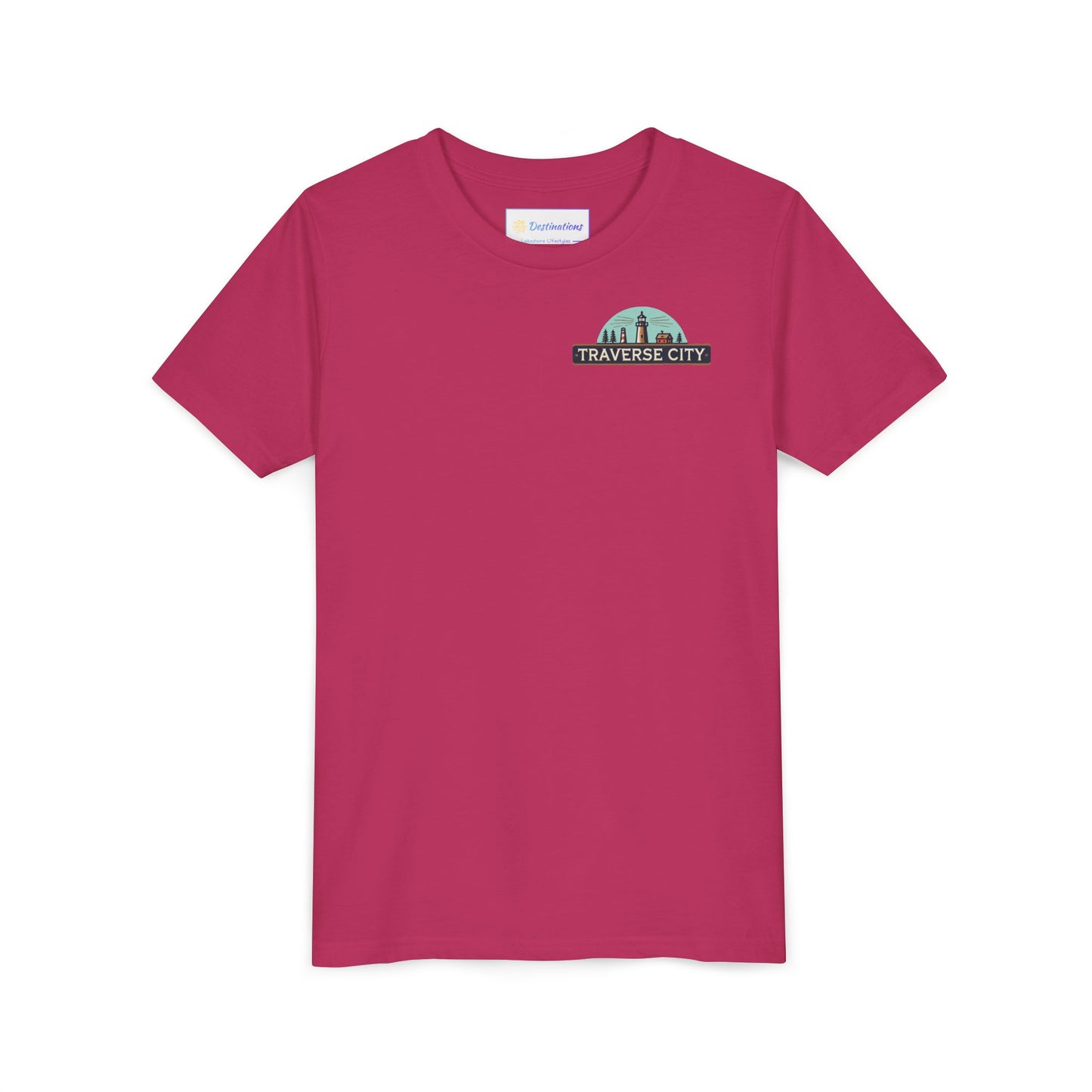 Vintage Traverse City Unisex Youth Short Sleeve Tee
