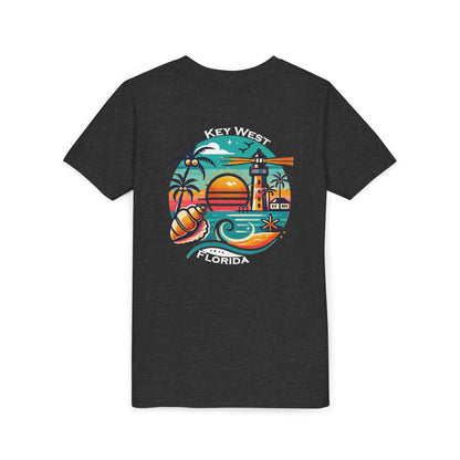 Vibrant Key West Youth Short Sleeve Tee