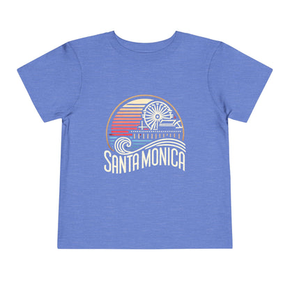 Vibrant Santa Monica Toddler Short Sleeve Tee