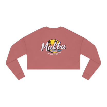 Retro Malibu Women's Cropped Sweatshirt