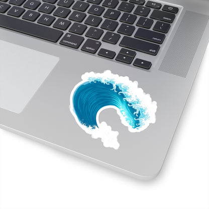 Ocean Wave Kiss-Cut Sticker