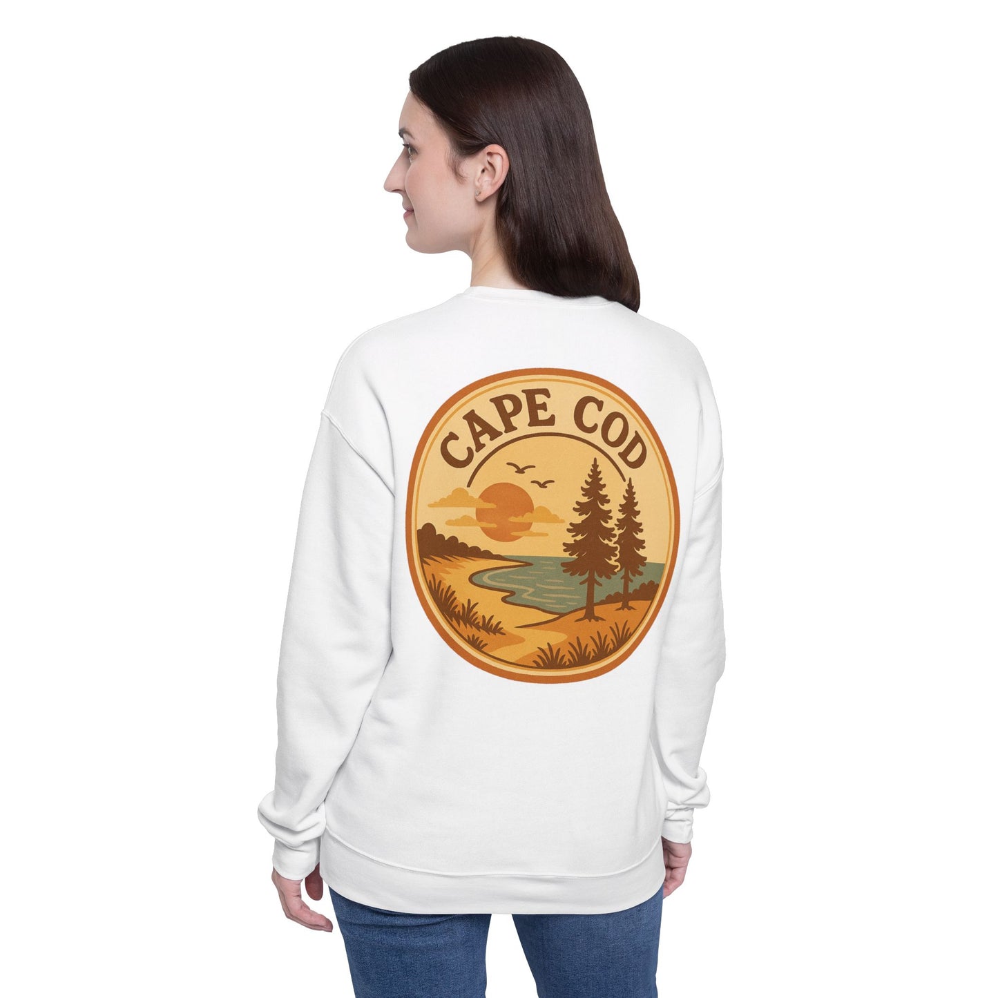 Rustic Cape Cod Unisex Drop Shoulder Sweatshirt