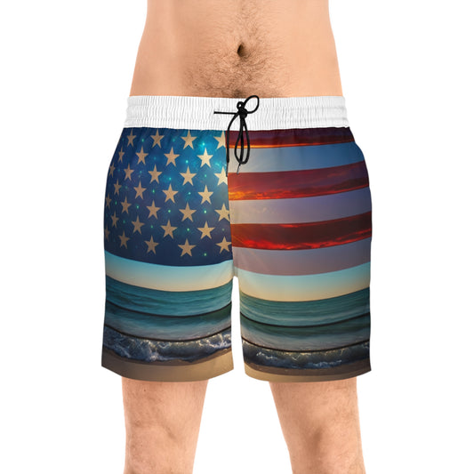 Memorial Men's Mid-Length Swim Shorts