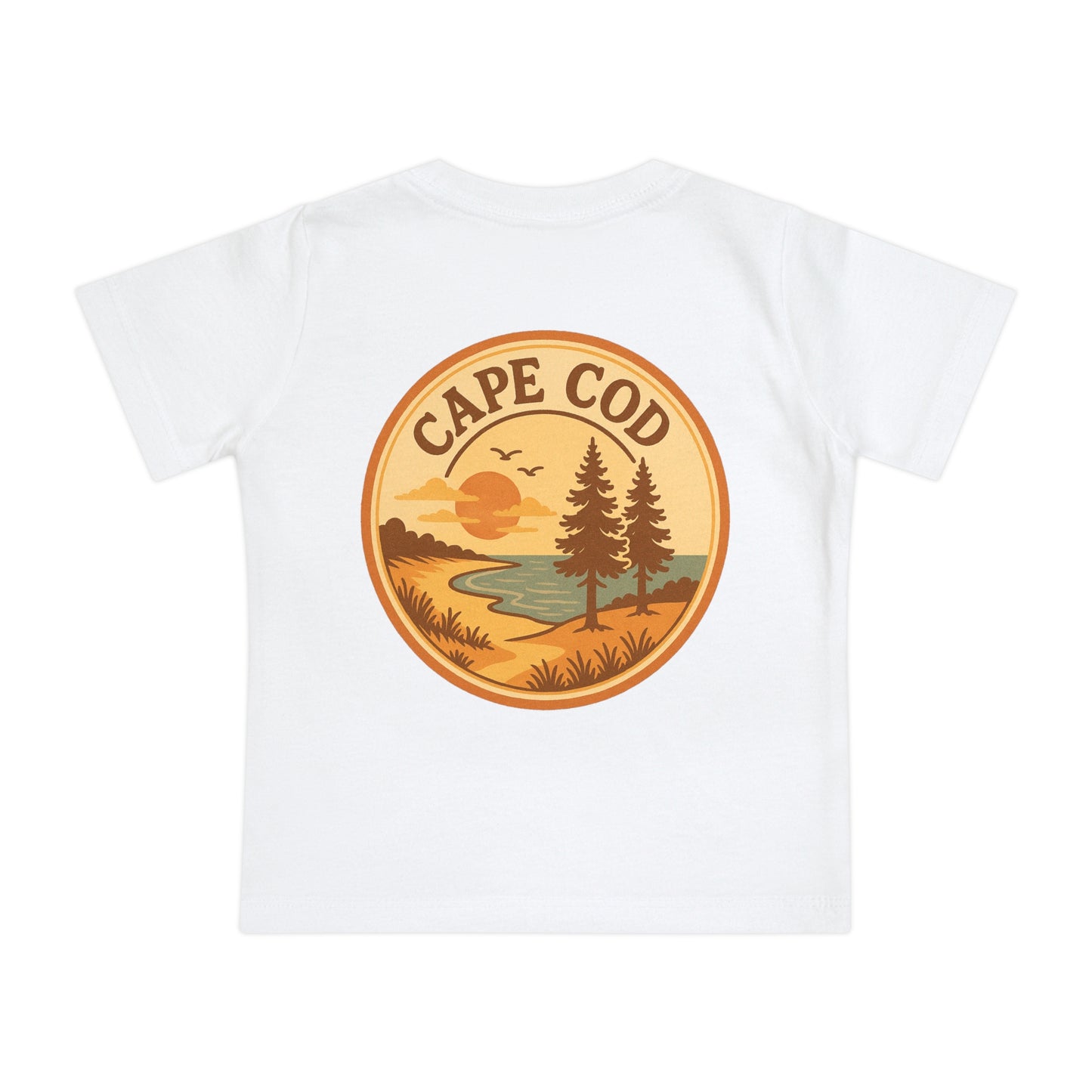 Rustic Cape Cod Unisex Baby Short Sleeve T-Shirt