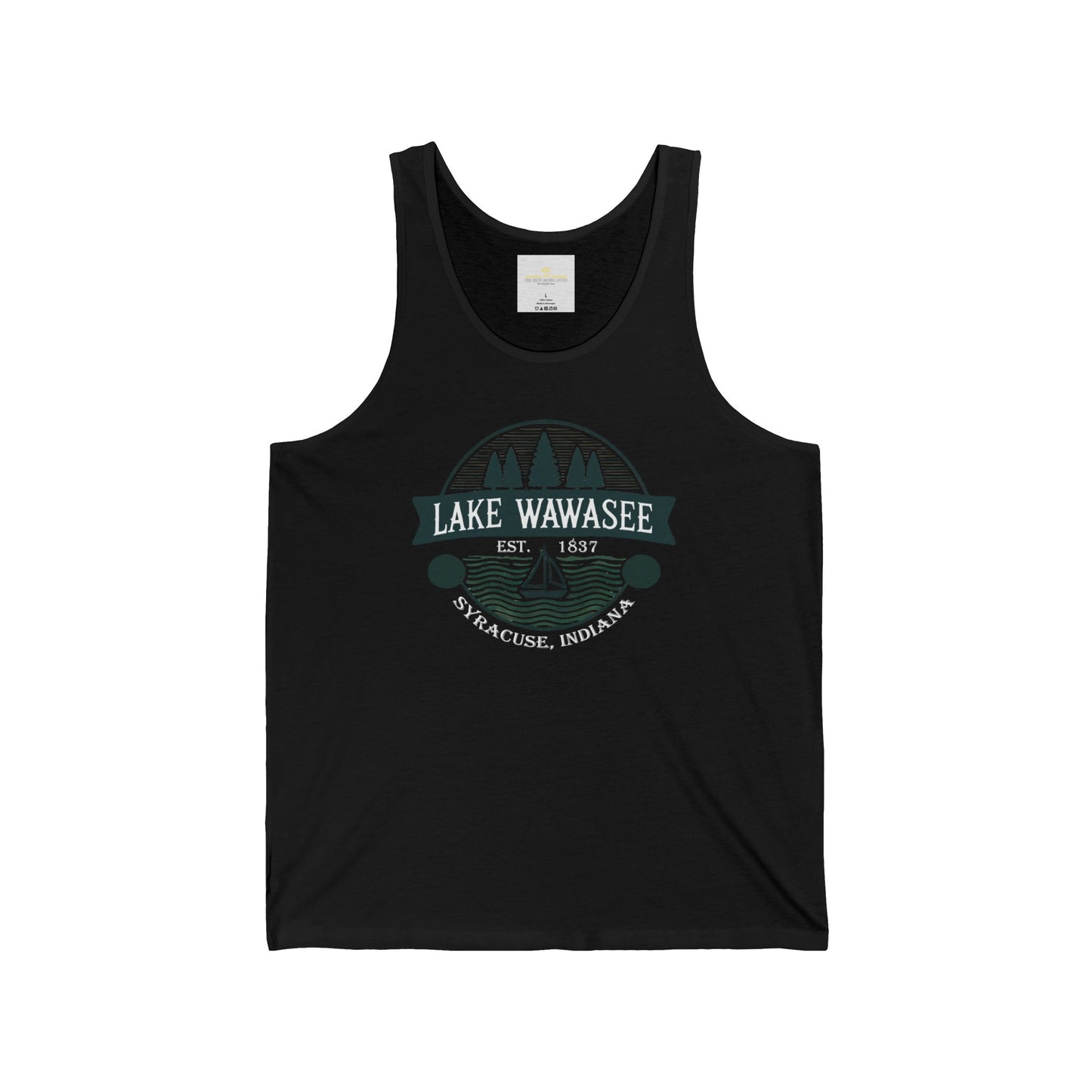 Vintage Lake Wawasee Unisex Jersey Tank