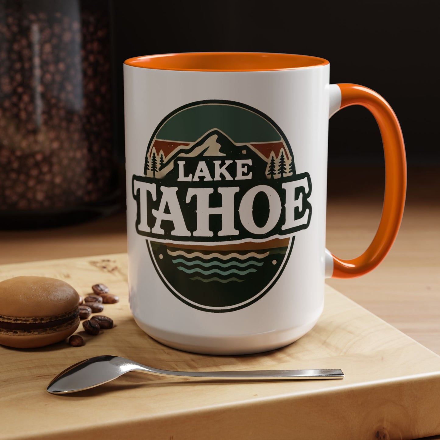 Vintage Lake Tahoe Accent Coffee Mug