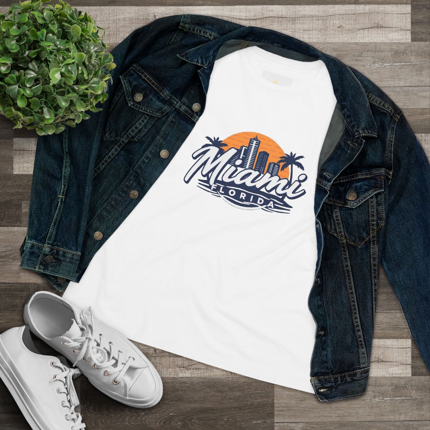 Retro Miami Women's Cotton Tee