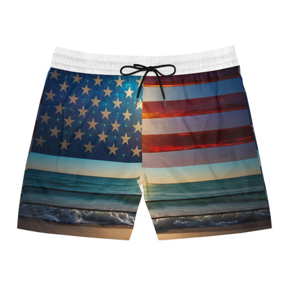 Memorial Men's Mid-Length Swim Shorts