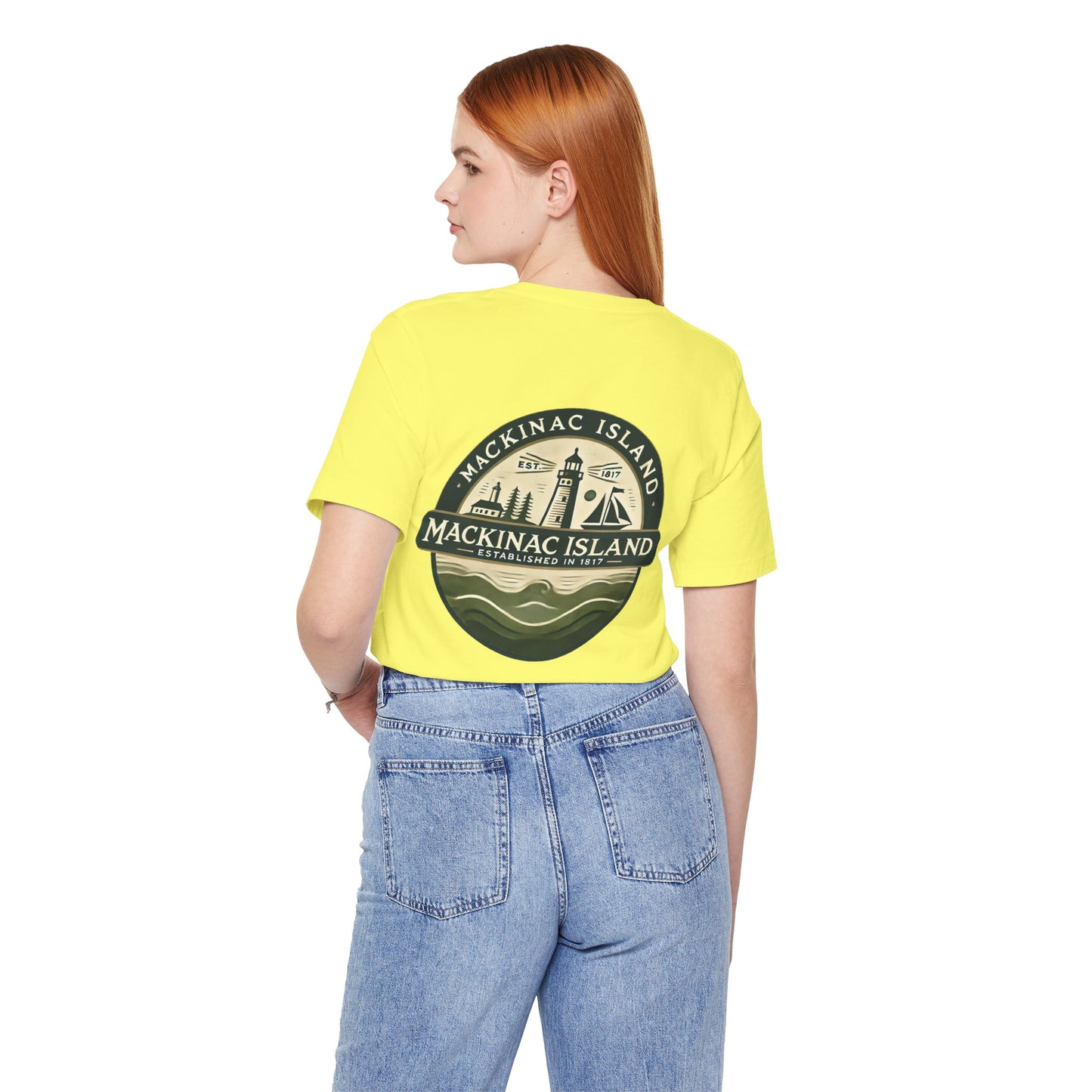 Vintage Mackinac Island Unisex Jersey Short Sleeve Tee