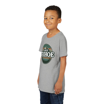 Vintage Lake Tahoe Unisex Youth Short Sleeve Tee