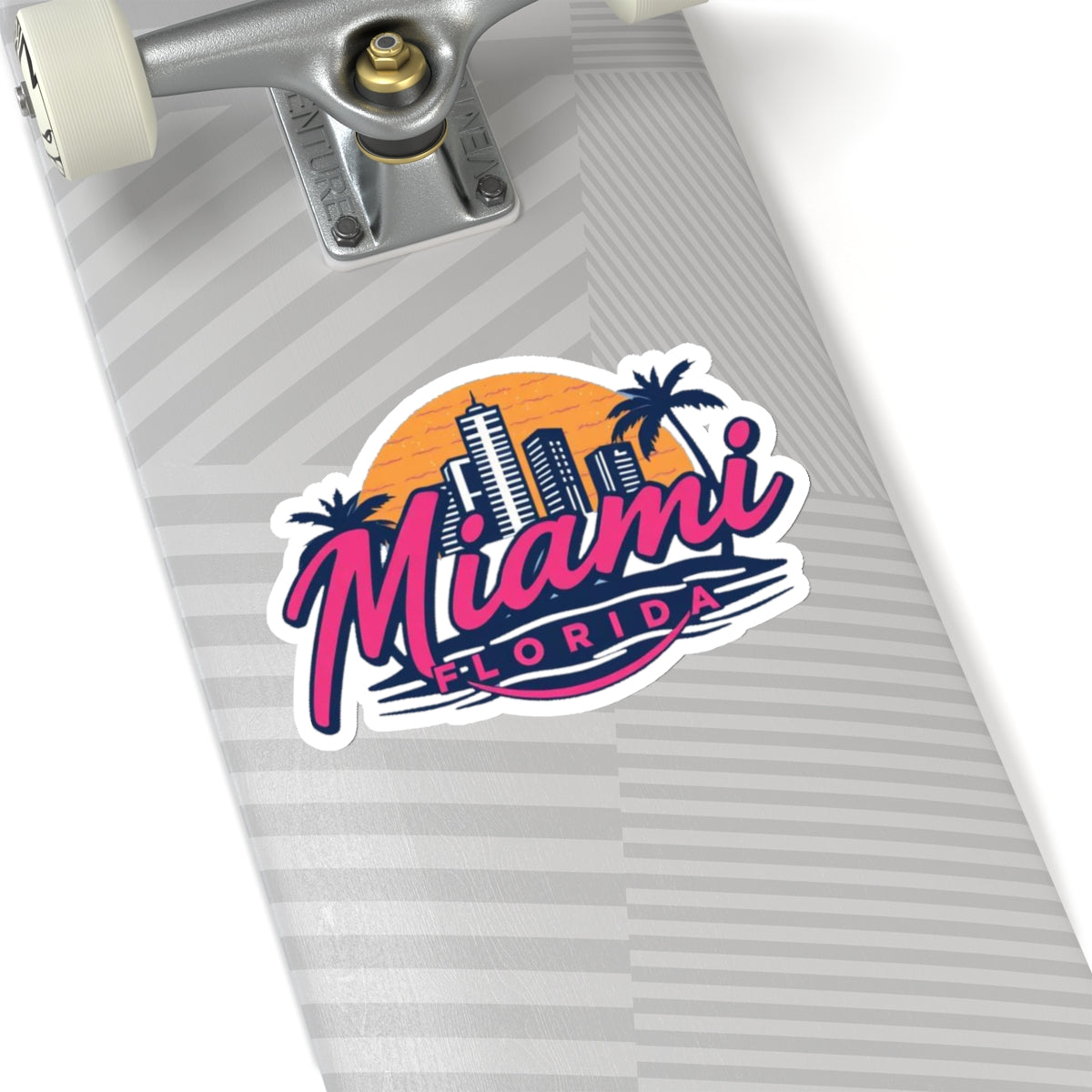 Retro Miami Kiss-Cut Sticker