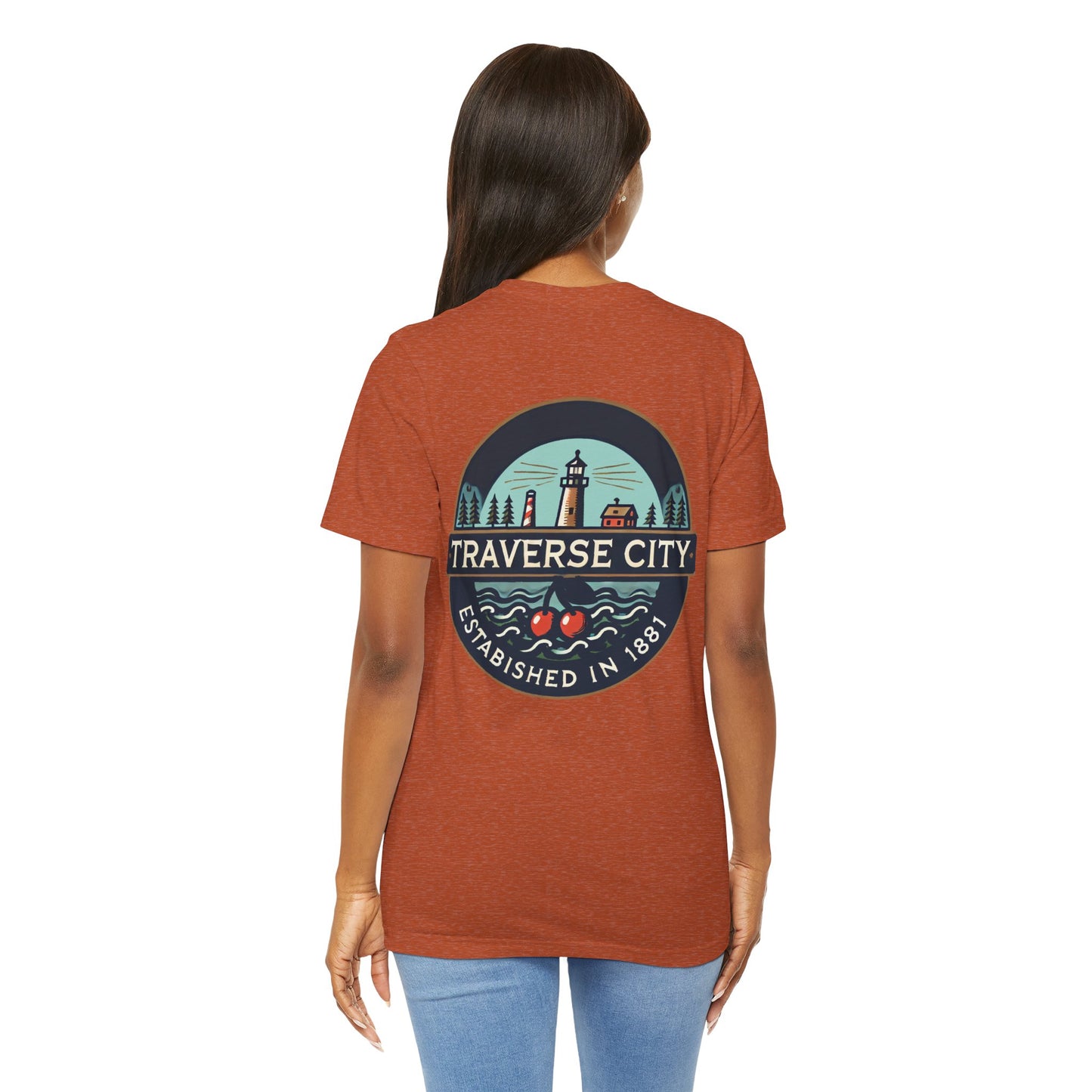 Vintage Traverse City Unisex Jersey Short Sleeve Tee