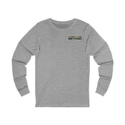 Vintage Fort Lauderdale Unisex Jersey Long Sleeve Tee