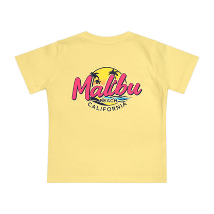 Retro Malibu Unisex Baby Short Sleeve T-Shirt