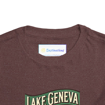 Retro Lake Geneva Unisex Toddler Short Sleeve Tee