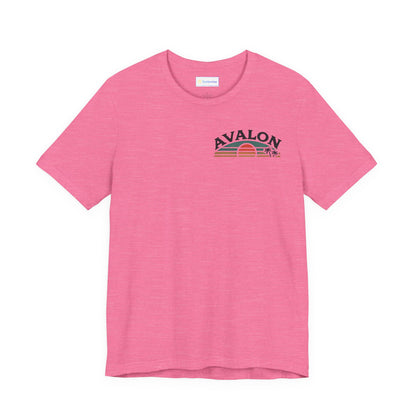Retro Avalon Sunset Unisex Jersey Tee