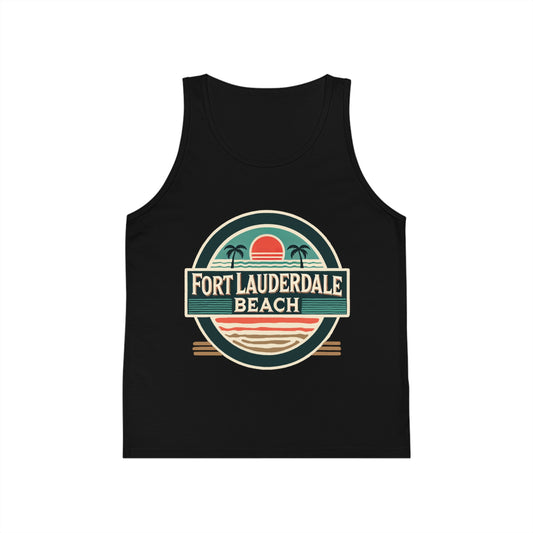 Vintage Fort Lauderdale Unisex Kids Jersey Tank Top