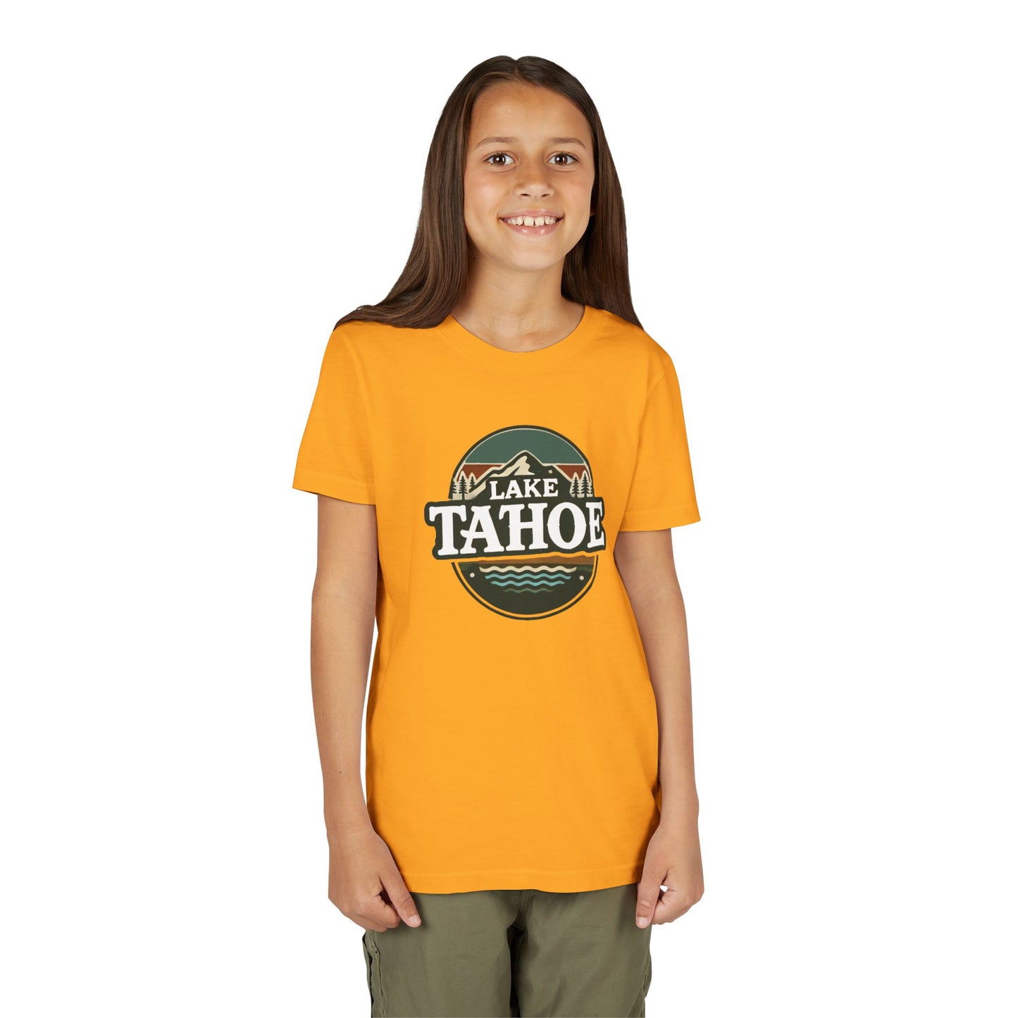 Vintage Lake Tahoe Unisex Youth Short Sleeve Tee