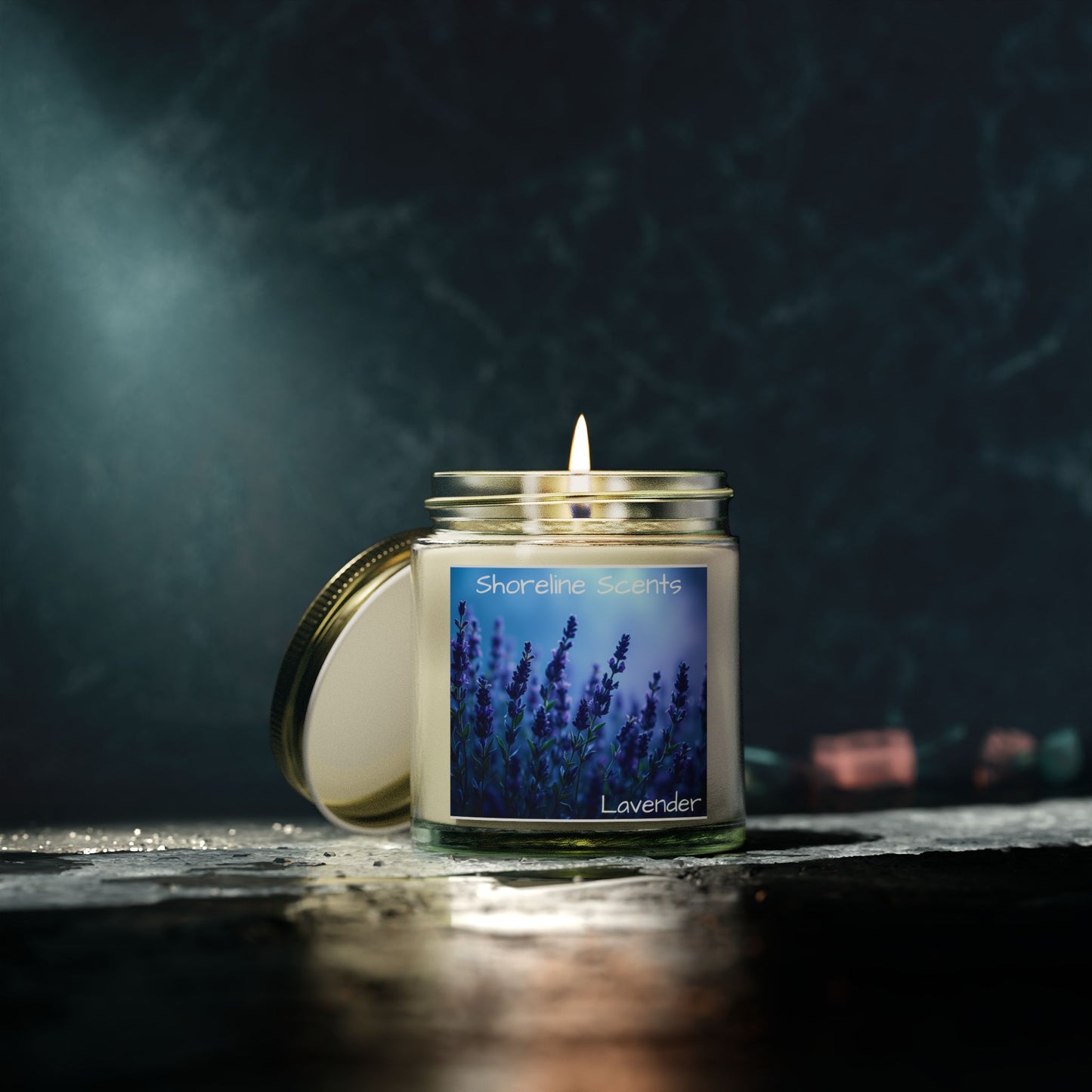 Lavender Scented Candle (Apricot Wax)