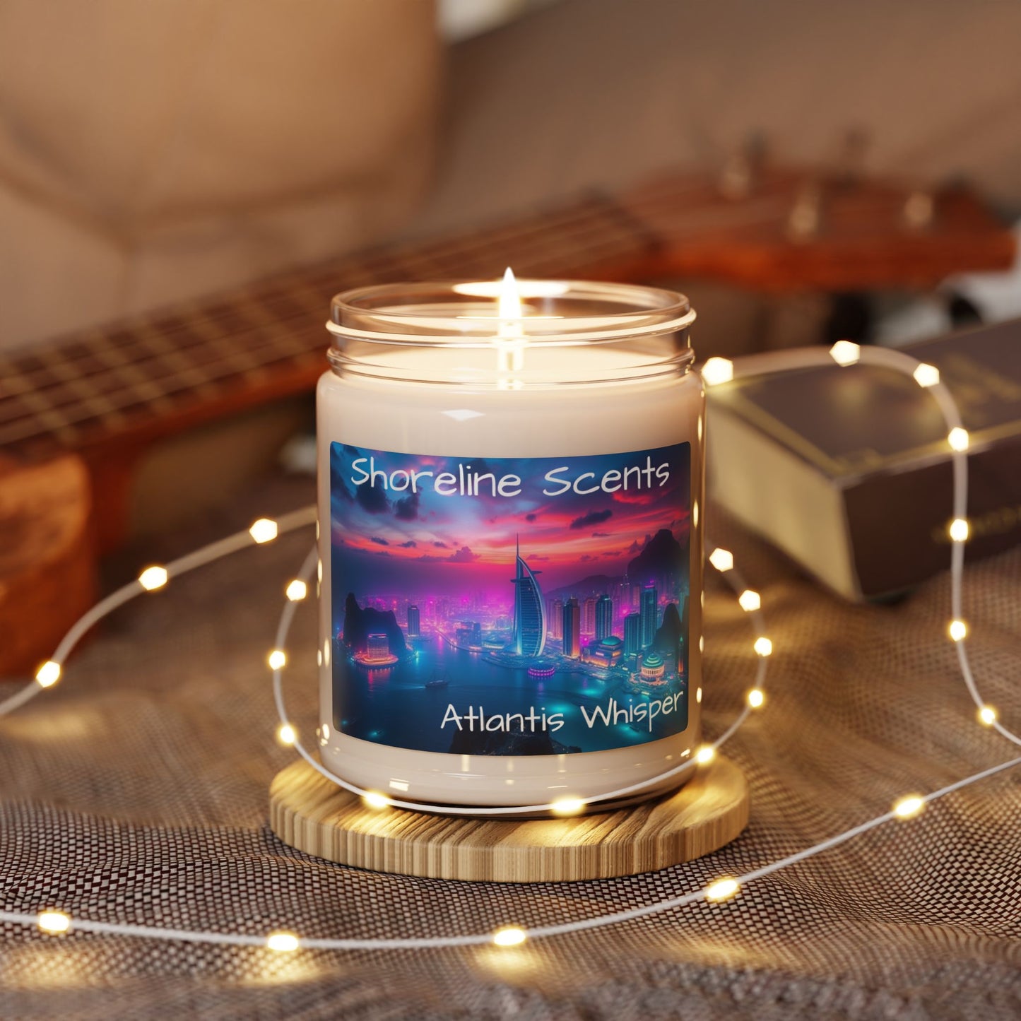 Atlantis Whisper Scented Candle (Soy Wax)