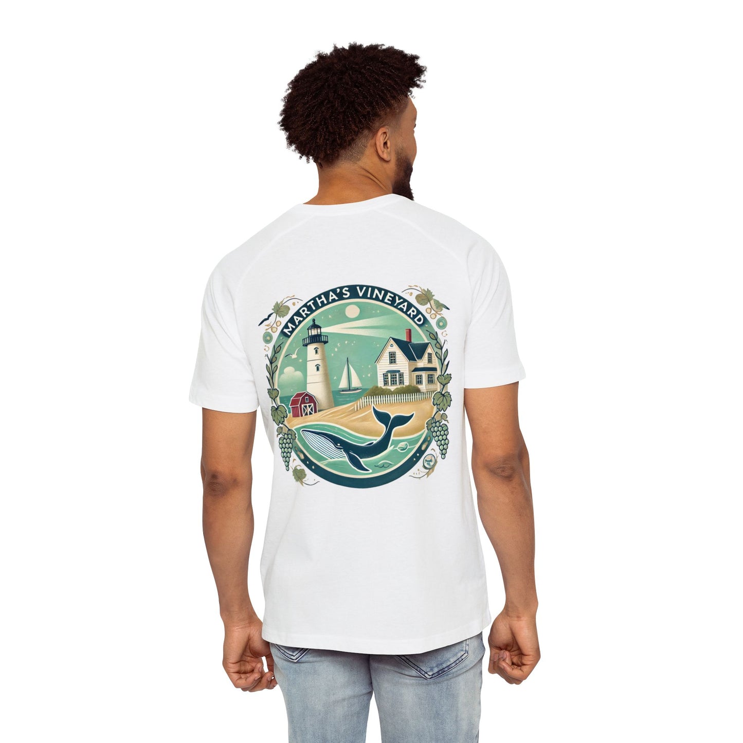 Vintage Martha's Vineyard Men's Raglan T-Shirt