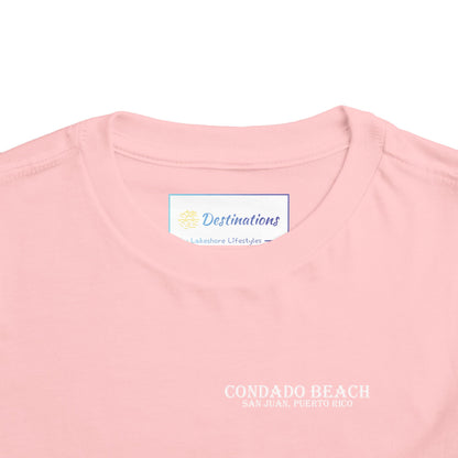 Coastal Vibes Condado Beach Unisex Toddler Short Sleeve Tee