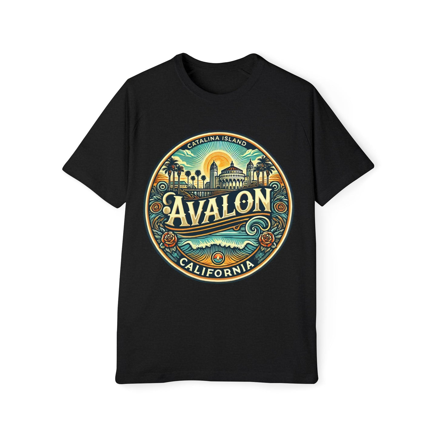 Elegant Avalon Men's Raglan T-Shirt