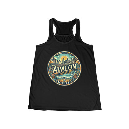 Elegant Avalon Women's Flowy Racerback Tank