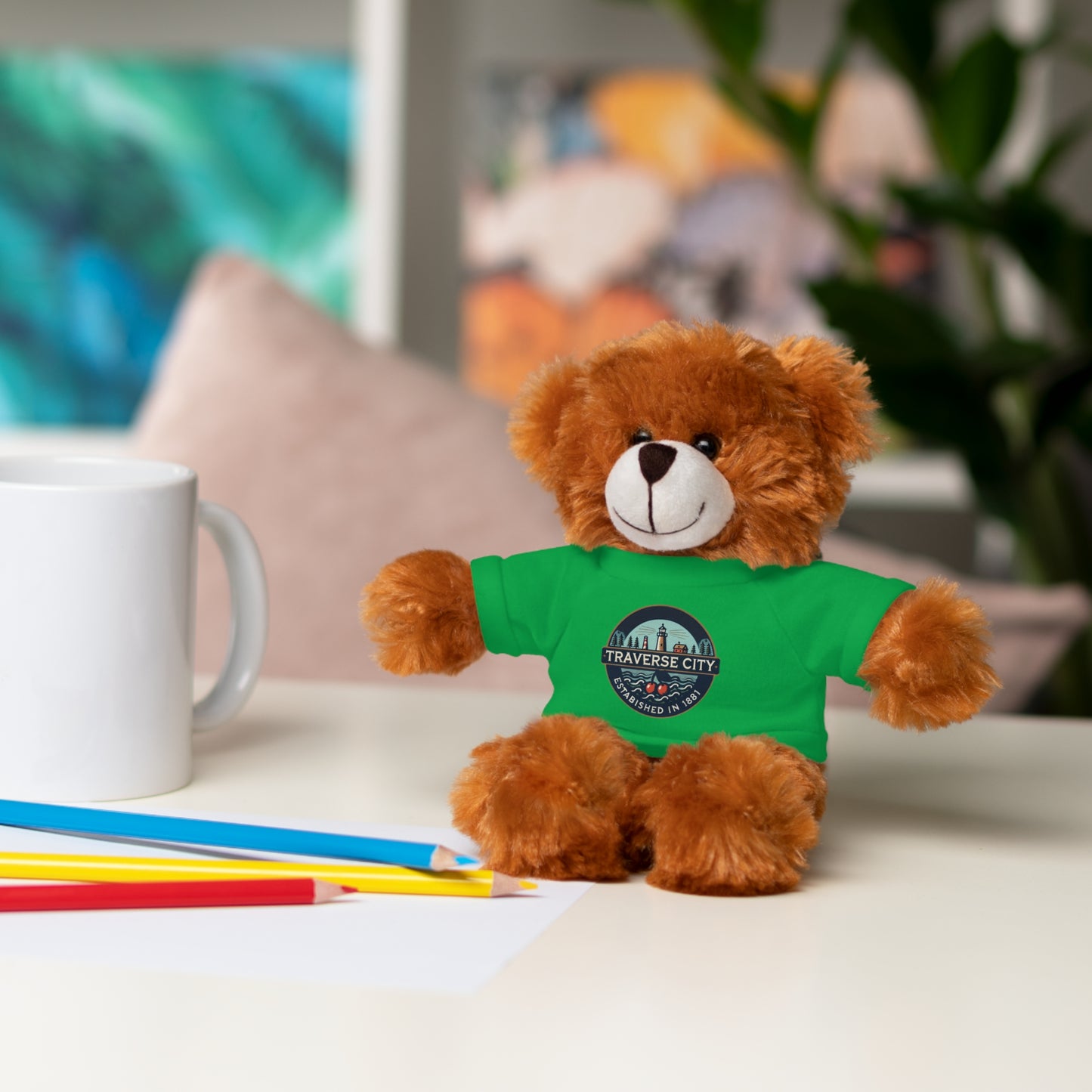 Vintage Traverse City Stuffed Animals with Tee