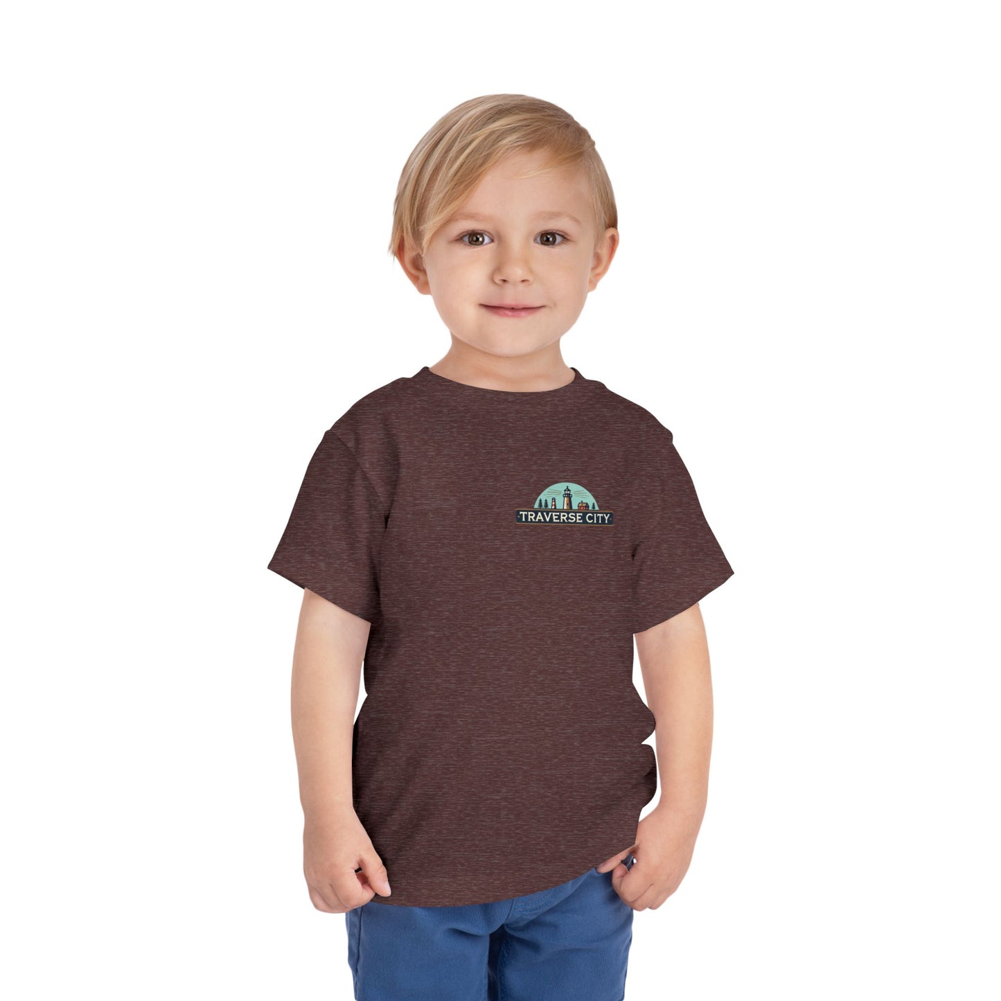 Vintage Traverse City Unisex Toddler Short Sleeve Tee