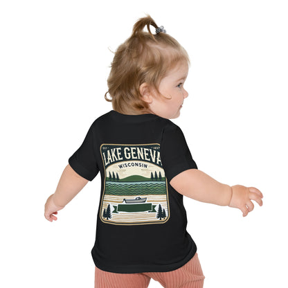 Vintage Lake Geneva Unisex Baby Short Sleeve T-Shirt