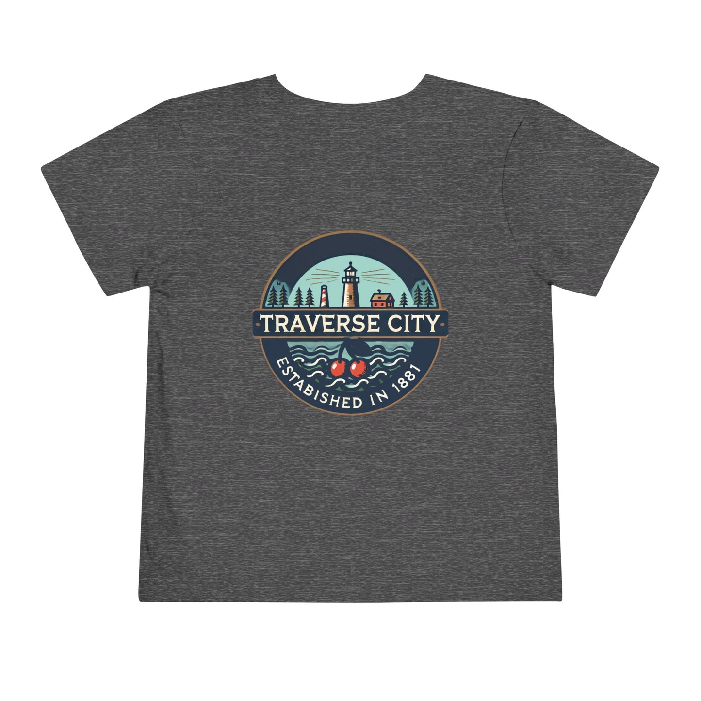 Vintage Traverse City Unisex Toddler Short Sleeve Tee
