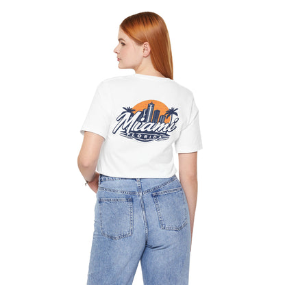 Retro Miami Unisex Jersey Short Sleeve Tee