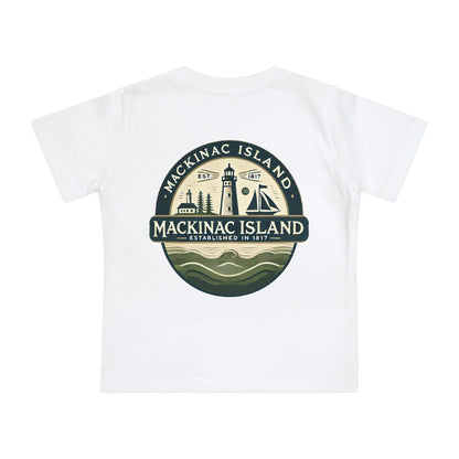 Vintage Mackinac Island Unisex Baby Short Sleeve T-Shirt