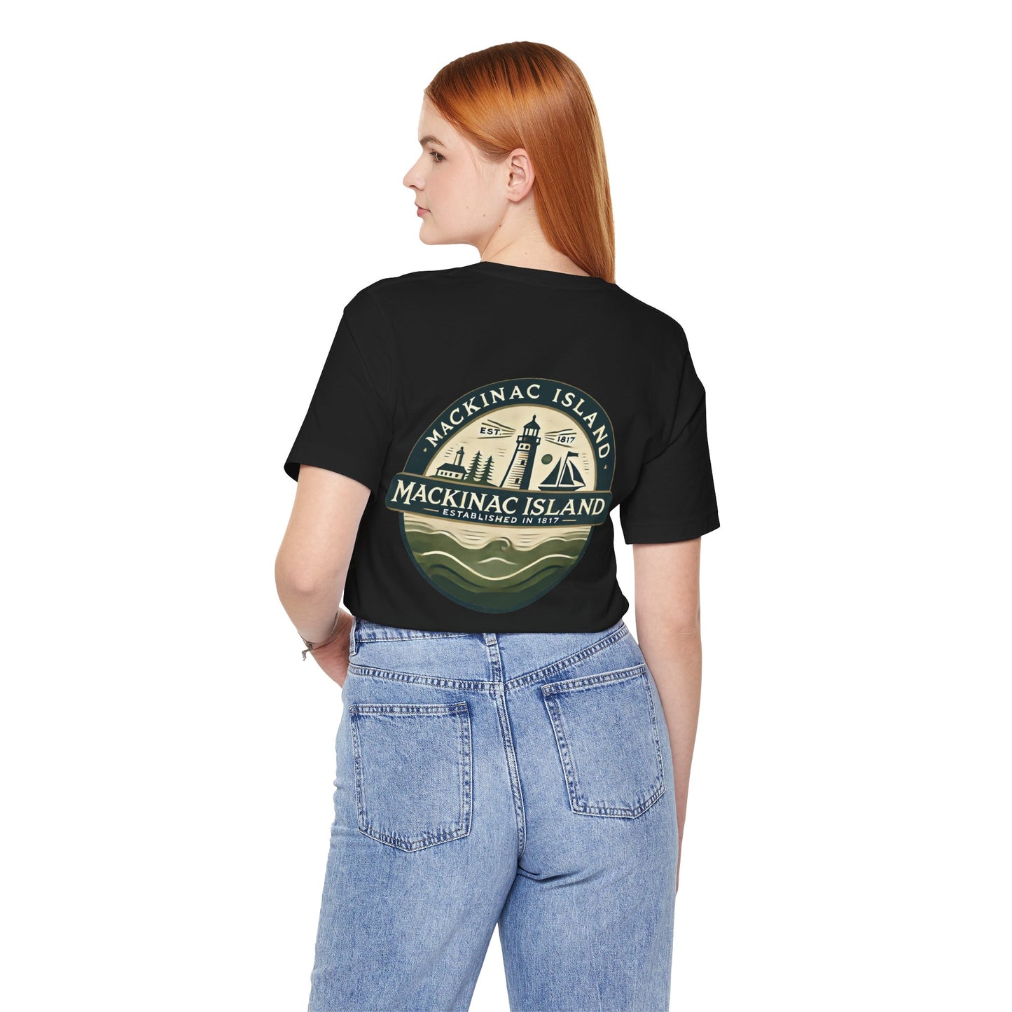 Vintage Mackinac Island Unisex Jersey Short Sleeve Tee