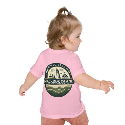 Vintage Mackinac Island Unisex Baby Short Sleeve T-Shirt