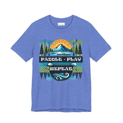 Paddle, Play, Repeat Short Sleeve Tee