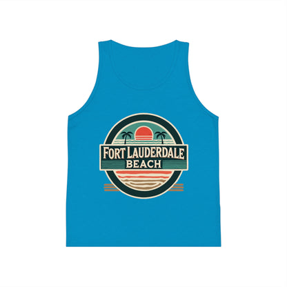 Vintage Fort Lauderdale Unisex Kids Jersey Tank Top