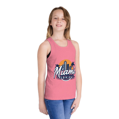 Retro Miami Unisex Kids Jersey Tank Top