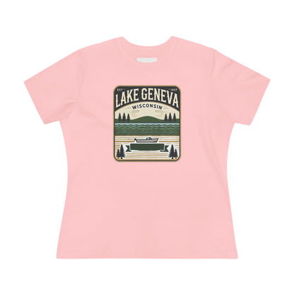 Vintage Lake Geneva Women's Cotton Tee