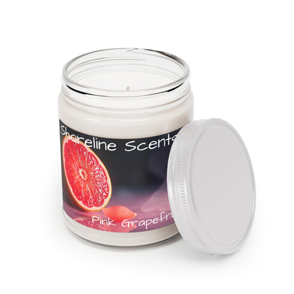 Pink Grapefruit Scented Candle (Soy Wax)