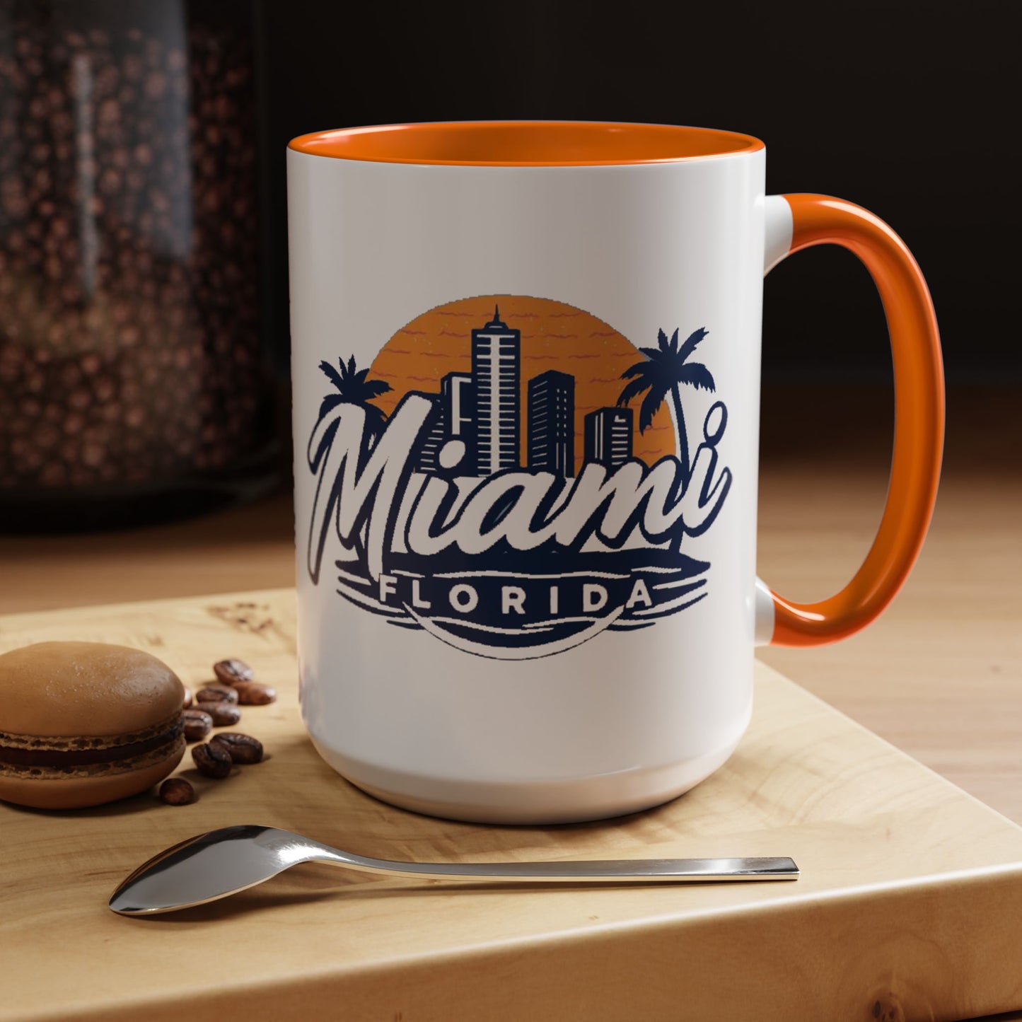 Retro Miami Accent Coffee Mug