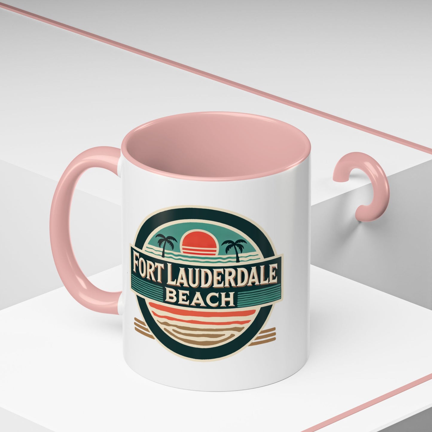 Vintage Fort Lauderdale Accent Coffee Mug