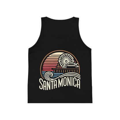 Vibrant Santa Monica Unisex Kids Jersey Tank Top