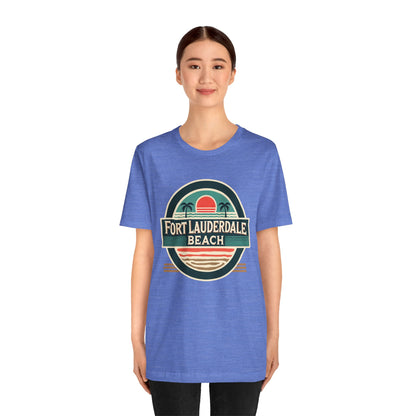 Vintage Fort Lauderdale Unisex Jersey Short Sleeve Tee