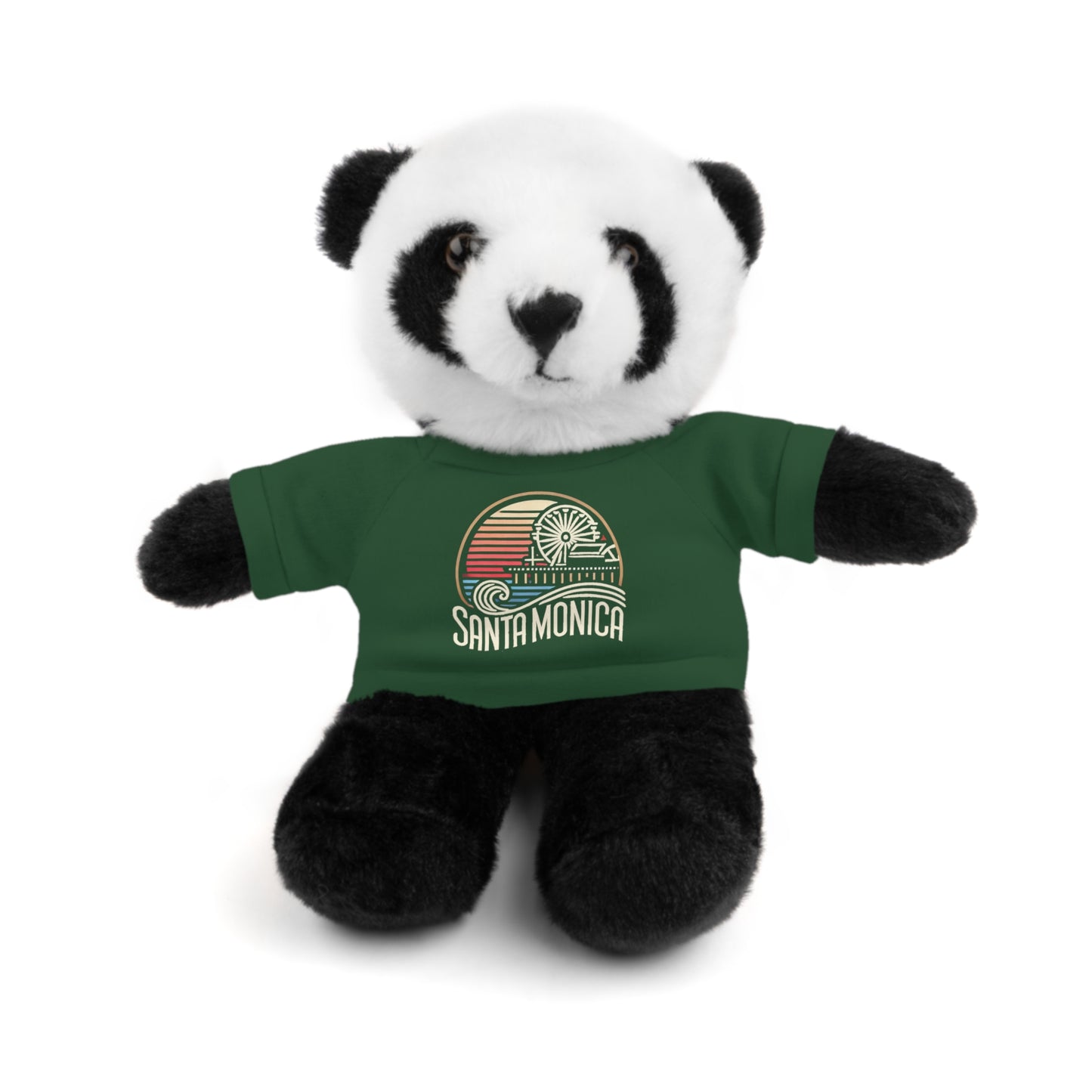 Vibrant Santa Monica Stuffed Animals with Tee