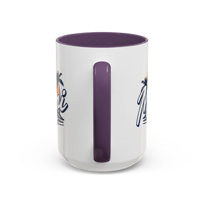 Retro Miami Accent Coffee Mug
