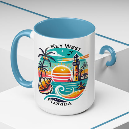 Vibrant Key West Accent Coffee Mug