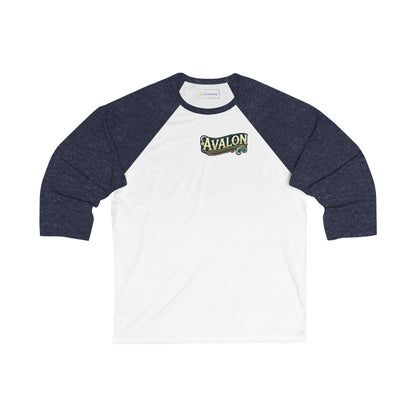 Elegant Avalon Men's 3/4 Sleeve Baseball Tee