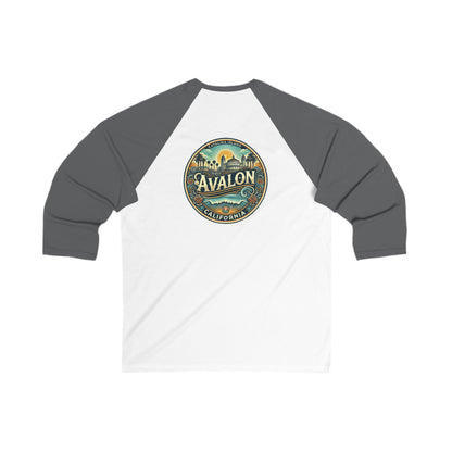 Elegant Avalon Men's 3/4 Sleeve Baseball Tee